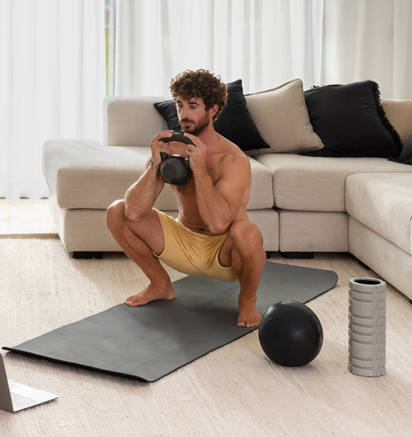 GROUNDED SQUATS – PRESERVING FLOOR FEEL WITH HEEL ELEVATION AND ARCH SUPPORT